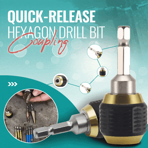 (๐2025 New Year Hot Sale๐)Quick-release Hexagon Drill Bit Coupling