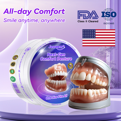 𝐉𝐚𝐬𝐬𝐞𝐞𝐦® Latest Premium Comfort Dentures🏆 (High-End Dentures, Easy to Wear - Limited Time 70% Discount)🔥