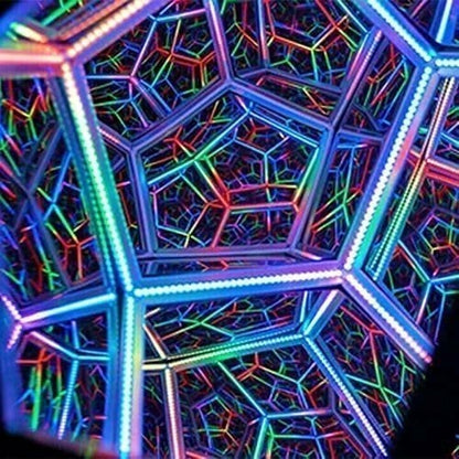 (🎁2025   New Year Hot Sale🎁 49% Off🎁)Infinite Dodecahedron Color Art Light