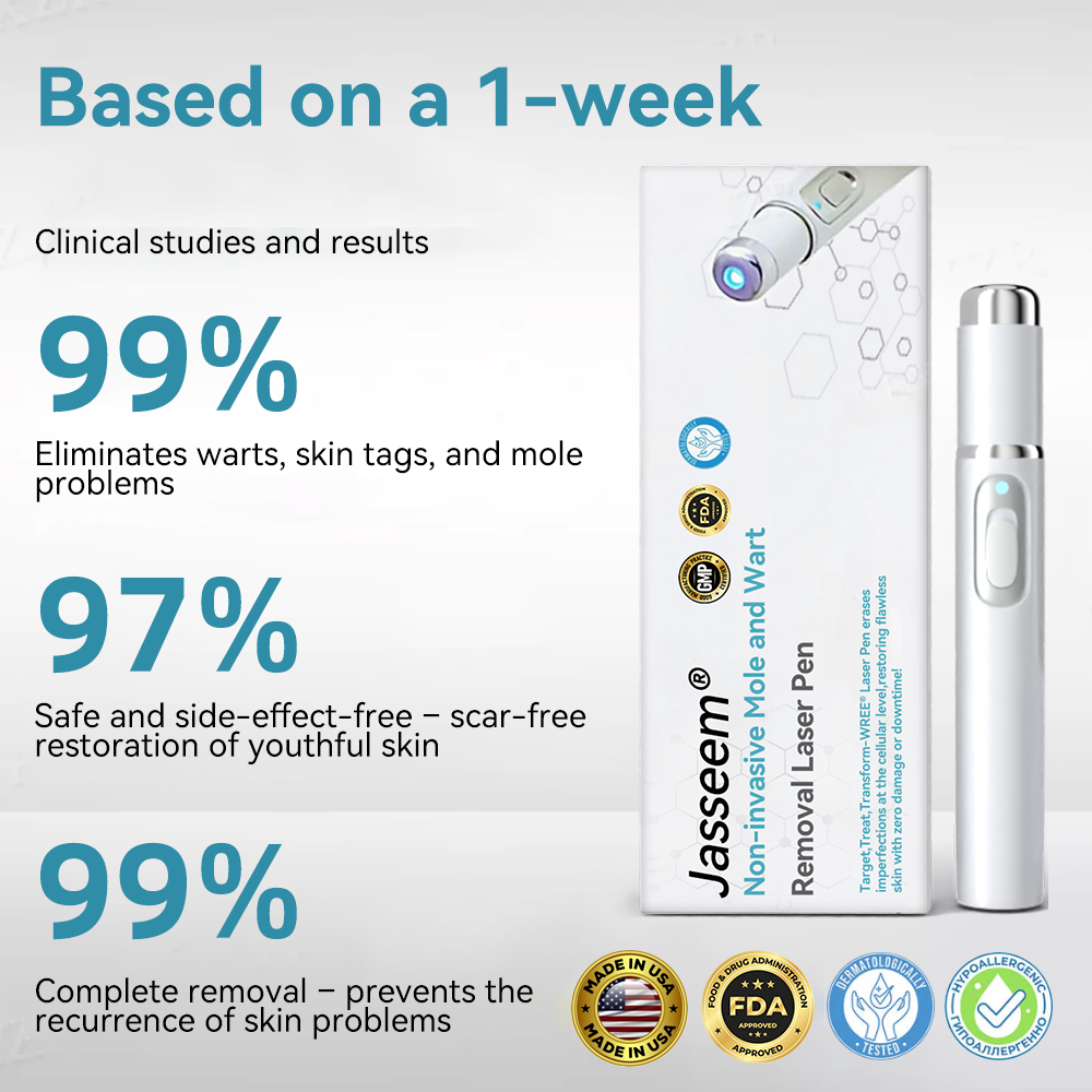 𝐉𝐚𝐬𝐬𝐞𝐞𝐦® Medical-Grade Laser Pen 🚚 (Powered by CO₂ laser technology – effectively removes moles, warts, skin tags, pigmentation spots, and other skin imperfections)