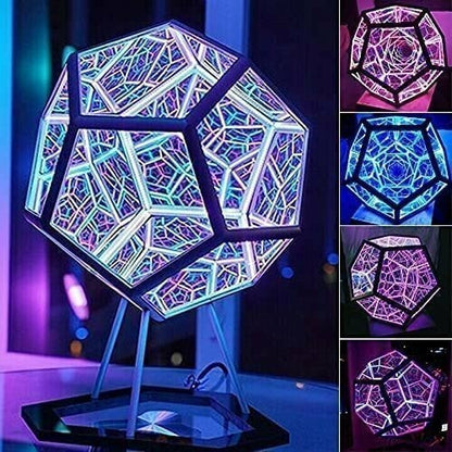 (🎁2025   New Year Hot Sale🎁 49% Off🎁)Infinite Dodecahedron Color Art Light